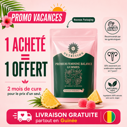 VitalSource™ - Gummies Équilibre Intime Féminin l Confort Ultime