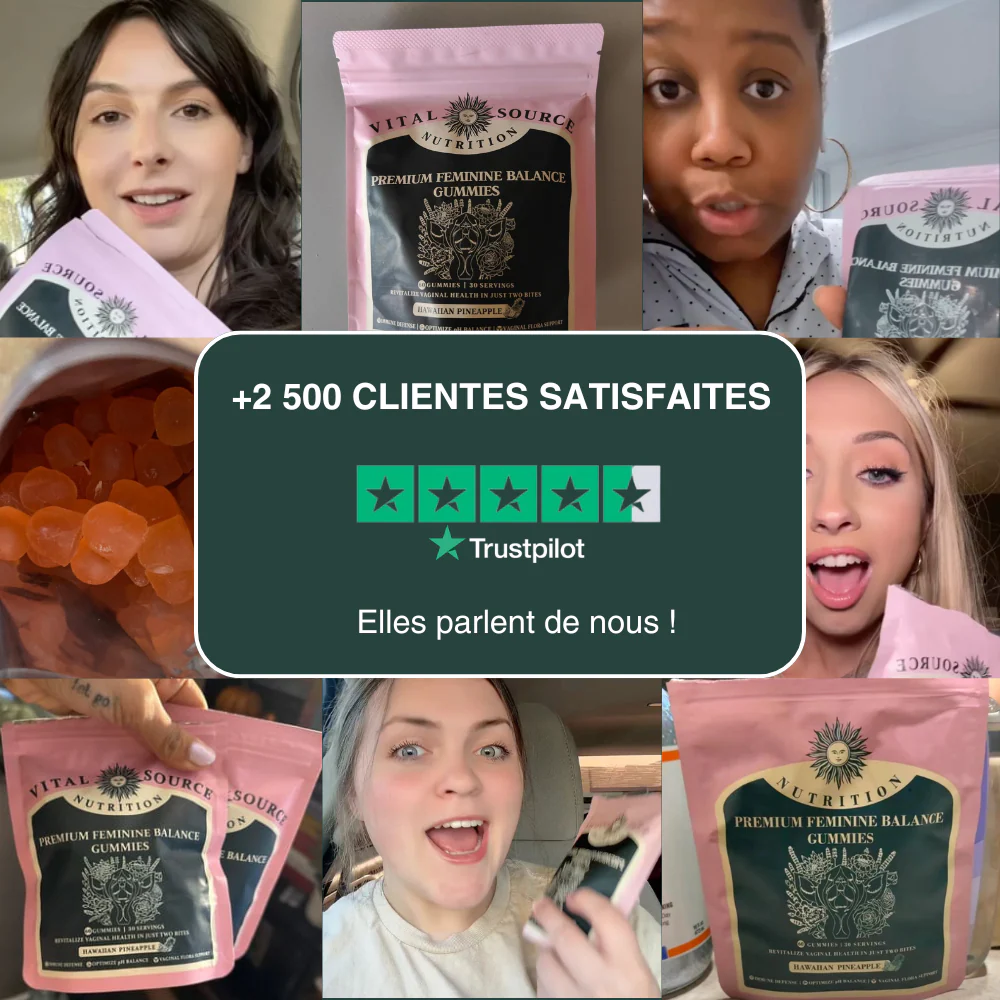 VitalSource™ - Gummies Équilibre Intime Féminin l Confort Ultime